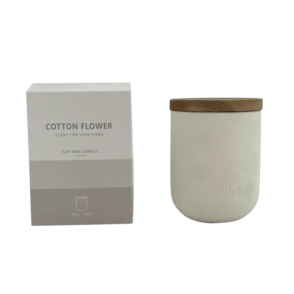 Candle Jar340g9x11cm-Cotton Flower(6/6)