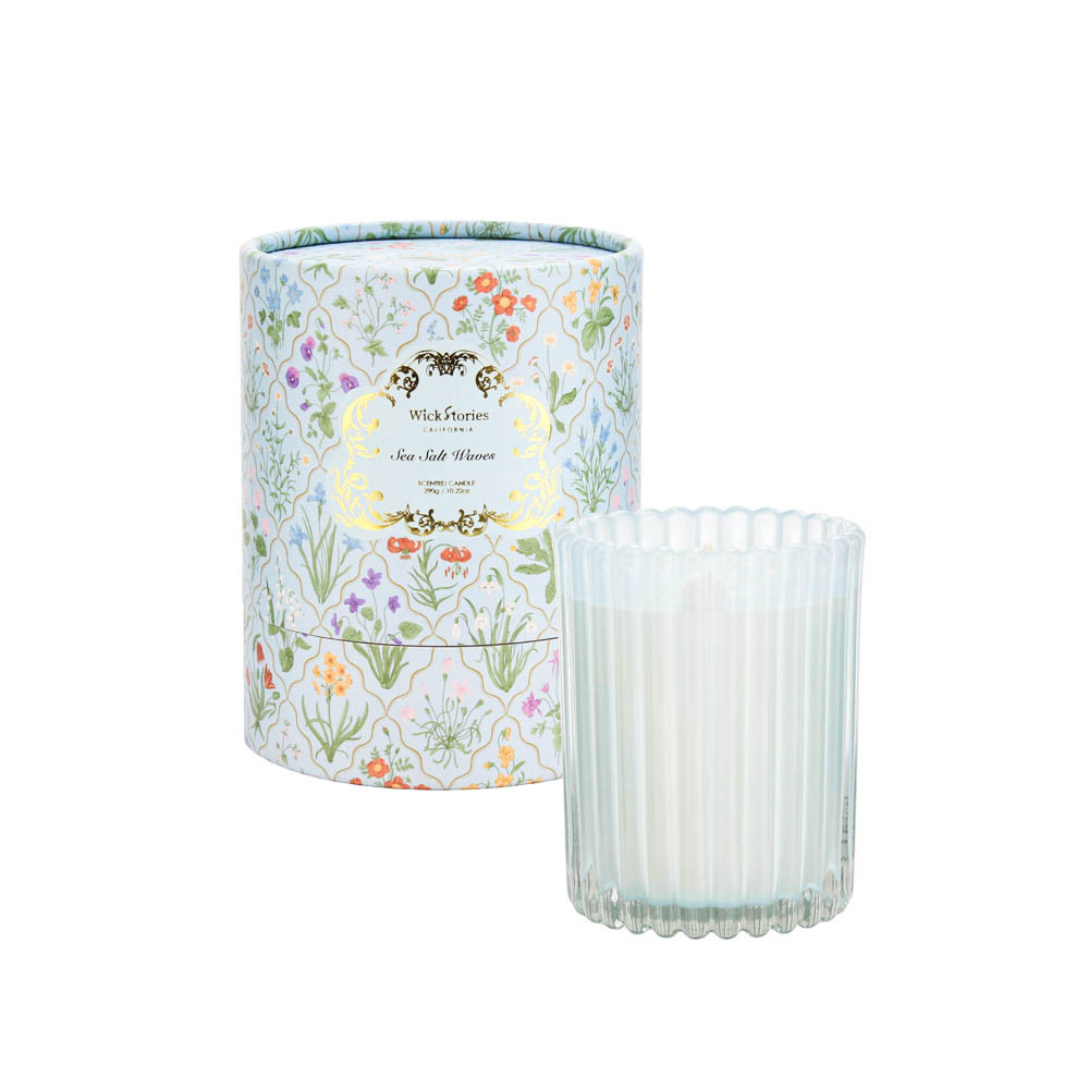 CandleJarSOY290g Sea Salt WavesBlue(1/6)