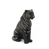 Deco Tiger 26x15x28cm-Black &Gold (1/4)
