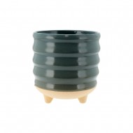 Planter w/Feet 14x14x14.2cm- Blue (2/8)