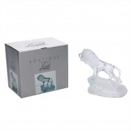 Boutique Lead Crystal Lion