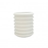 Vase Ribble 13.8x13.8x15cm-Blk&Wht(2/12)
