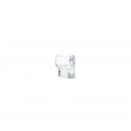 Glass Cup Face 7.5x6.5cm-Clear (6/48)