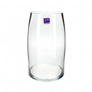 Glass Vase Cone Shape 25cmH (1/6)