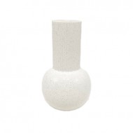 Vase Ceramic 12x12x21.5cm-Wht(1/6)