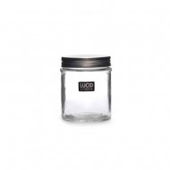 Glass Jar Sil Lid256ml 8.1x10.1cm(48/48)
