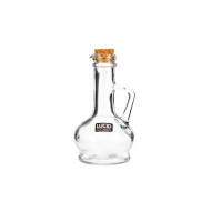 Glass Bottle w/Handle CorkLid200ml(6/24)