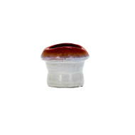 Pot Mushroom 8.2x8x7cm-Brown (12/48)