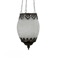 MoroccanStyleHangLantnD11x18.5Wht(1/12)