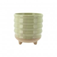 Planter w/Feet 14x14x14.2cm-Cream(2/8)