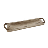 Wood Serve Tray Rect Nat 65x20x6cm (6/6)