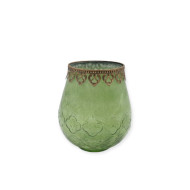 MoroccanStyleCandleHderD16x18cmGrn(1/6)
