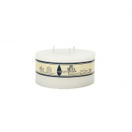 Candle Church 6x3inch 3 Wicks -Wht(4/12)