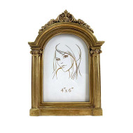 Photo Frame Arch Deco 4x6InchGold (1/18)