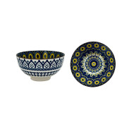 Turkish Style4.5Inch BowlBlue&Yel(12/72)