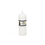 Candle Church 5x15cm  - White (28/56)