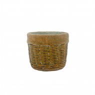 Planter Wicker Ptn 13x10.5cmH (18/18)