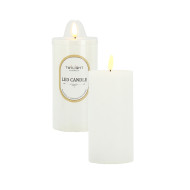 Candle LED 7.6x15cm - White (12/24)