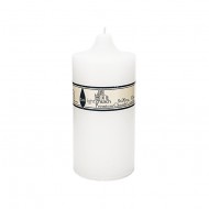 Candle Church 9x20cm - White (8/16)