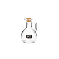 Glass Bottle w/Handle CorkLid150ml(6/48)