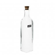Glass Bottle w/CorkLid270ml22cmH (48/48)