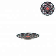 Turkish Style 7.5Inch PlateDkBlRed(8/32)