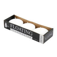 Candle FloatingLarge3pcs/Pk-White(24/48)