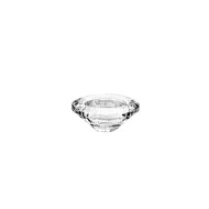Candle Holder Crystal Clear7x3cm (24/48)