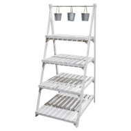 ShelfWoodenw/ZincPlanter98x68x174cm(1/1)