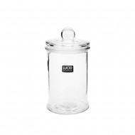 GlassCanisterGlassLid680ml18.2cmH(12/12)