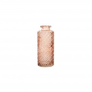 Glass Bottle Stripe13.4x5.4cmPink(24/24)