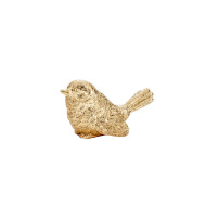 Décor Bird 8.8x4x5cm - Gold (12/48)