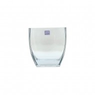 Glass Vase Flat 6x15.5cm (1/12)