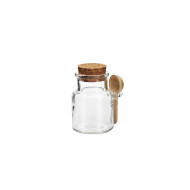 GlassBottle w/Cork 5.6x8.5cm100ml(24/72)
