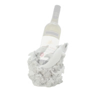 Wine Rack Dolphin19.3x17.8x17cm-Wht(1/4)