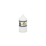 Candle Church 5x10cm  - White (28/56)
