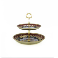 Tin Cake Stand 2 Tiers (36/36)