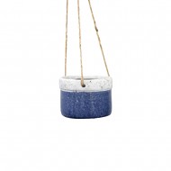 Pot Hanging Ceramic 13x19cm-Blue(1/12)