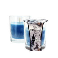 Candle Jar 6.8x8.4cmH-SeaMinerals(10/40)