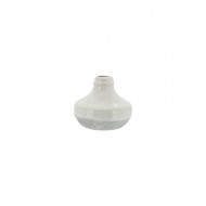 Vase Bottle Ceramic 8.5x6.5cm-Wht (1/48)