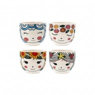 Planter Face Assorted 8.5x8.5x7cm(12/36)