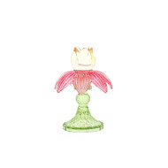 Glass Candle Holder 11x15.5cm (12/12)