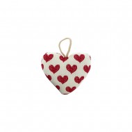 Hanging Heart - Sml Red (12/12)