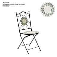 Chair Metal D38x46-90cm (2/2)