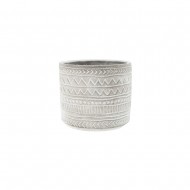 Planter Round 12x11cm - Grey (18/18)