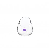 Glass Lamp w/Diagnol Cut 14cmH (1/12)