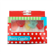 Candle With 5pc Hand Deco In Box(36/144)