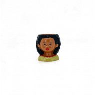 Planter African Girl 10x9.3x10cm (6/24)